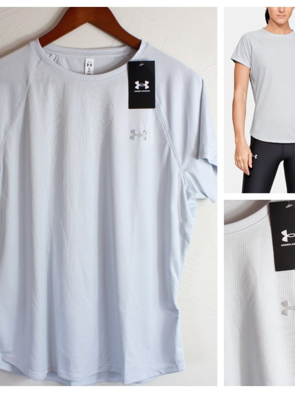Under Armour Womens Speed Stride Run T Shirt Short Sleeve Large NWT